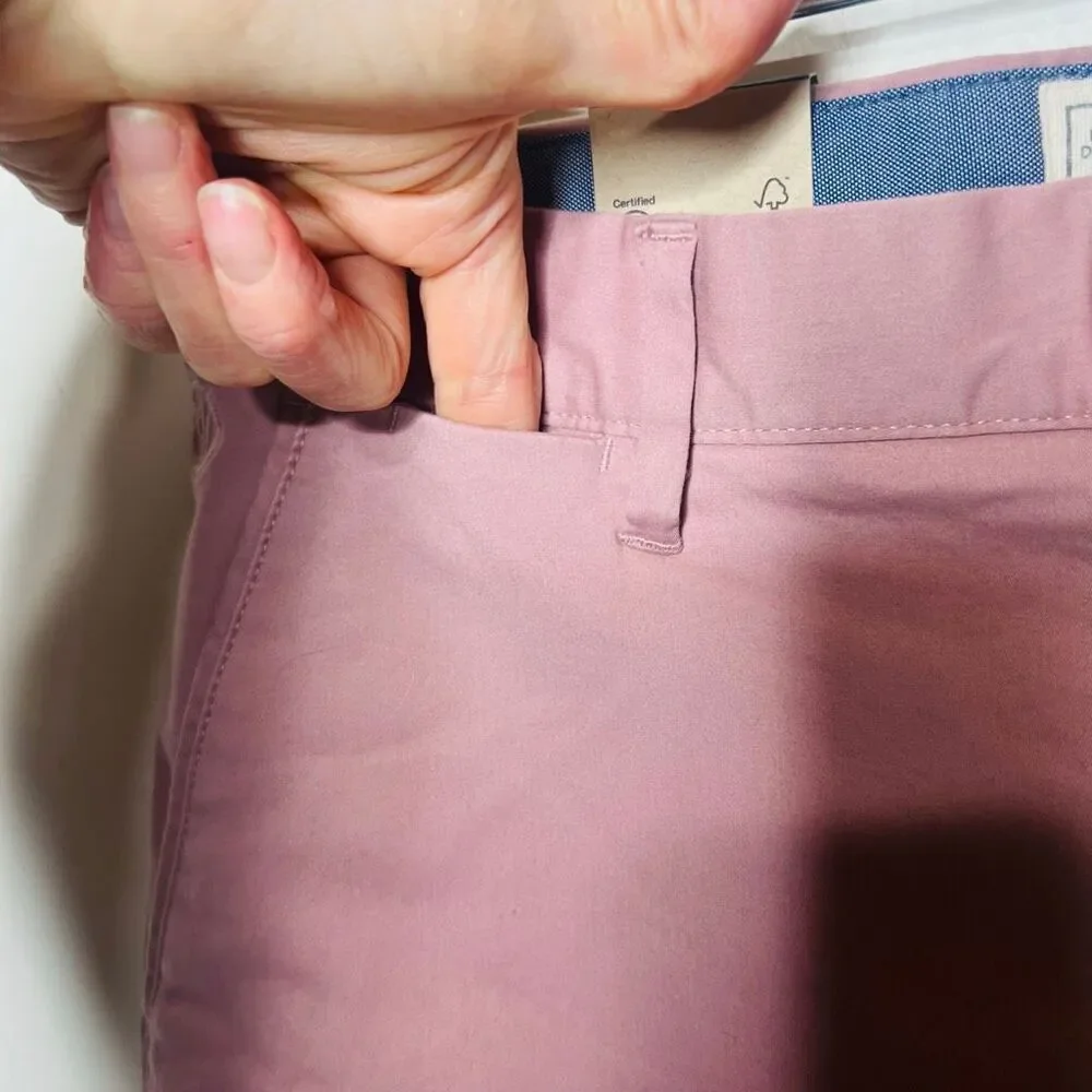 Fat Face Mawes Organic Chino Shorts Light Pink W 30, 10